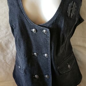 HD denim vest